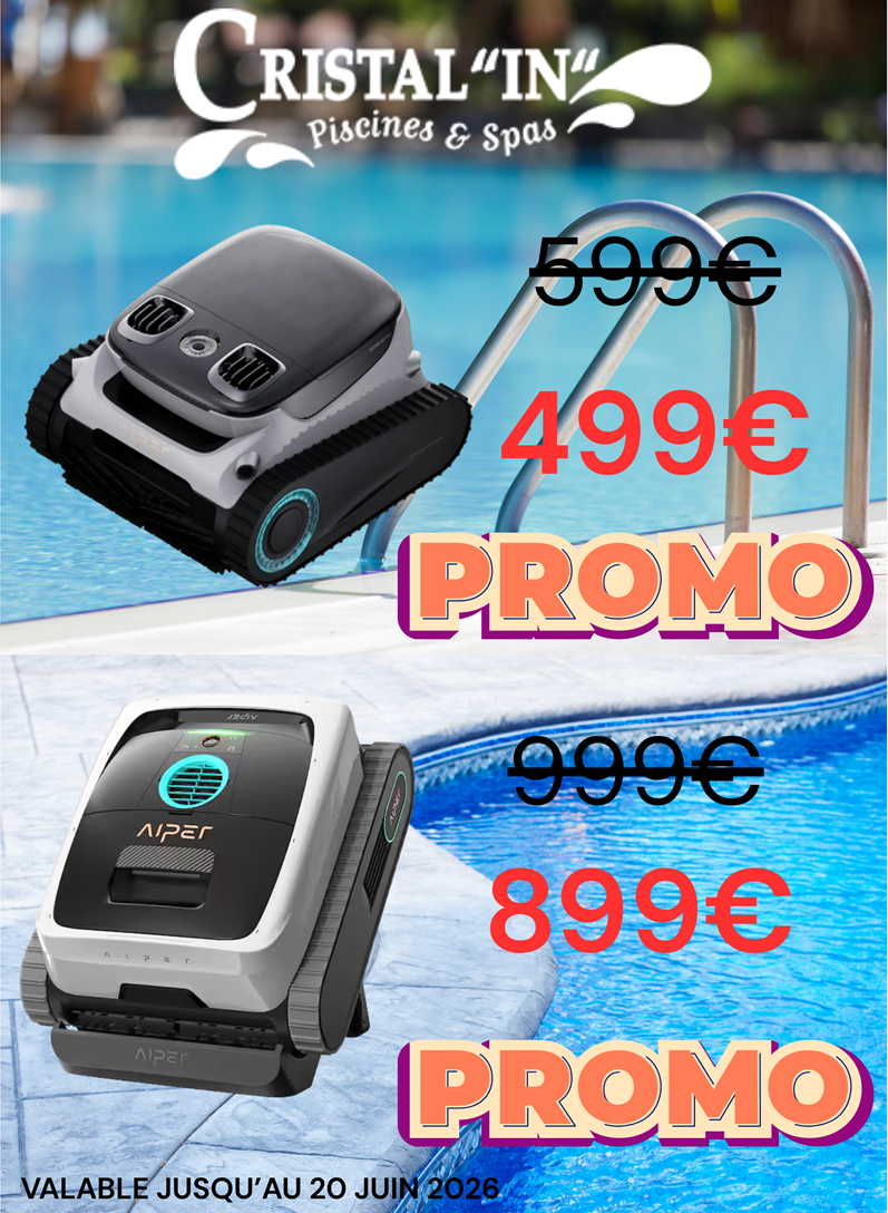 Promo robots AIPER : dÚs 499 ⏠au lieu de 599 ⏠jusqu'au 20 juin