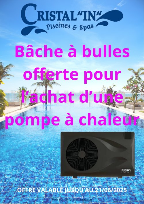 đ Une bĂąche Ă bulles OFFERTE pour lâachat dâune pompe Ă chaleur !