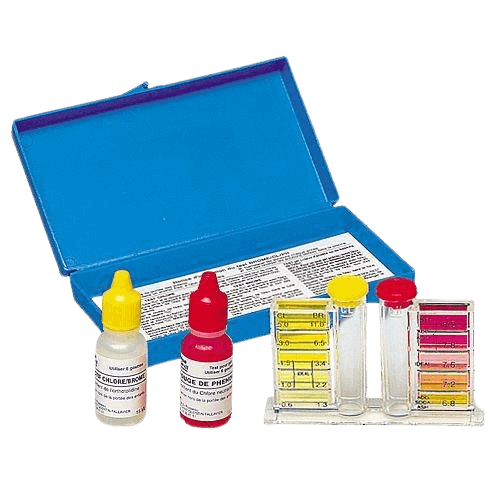 Trousse d'analyse dpd et pH à gouttes